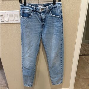 Good American Faded Blue Denim Jeans